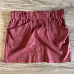 Women's Rusty Red Hyfve Skirt Size Medium (M)